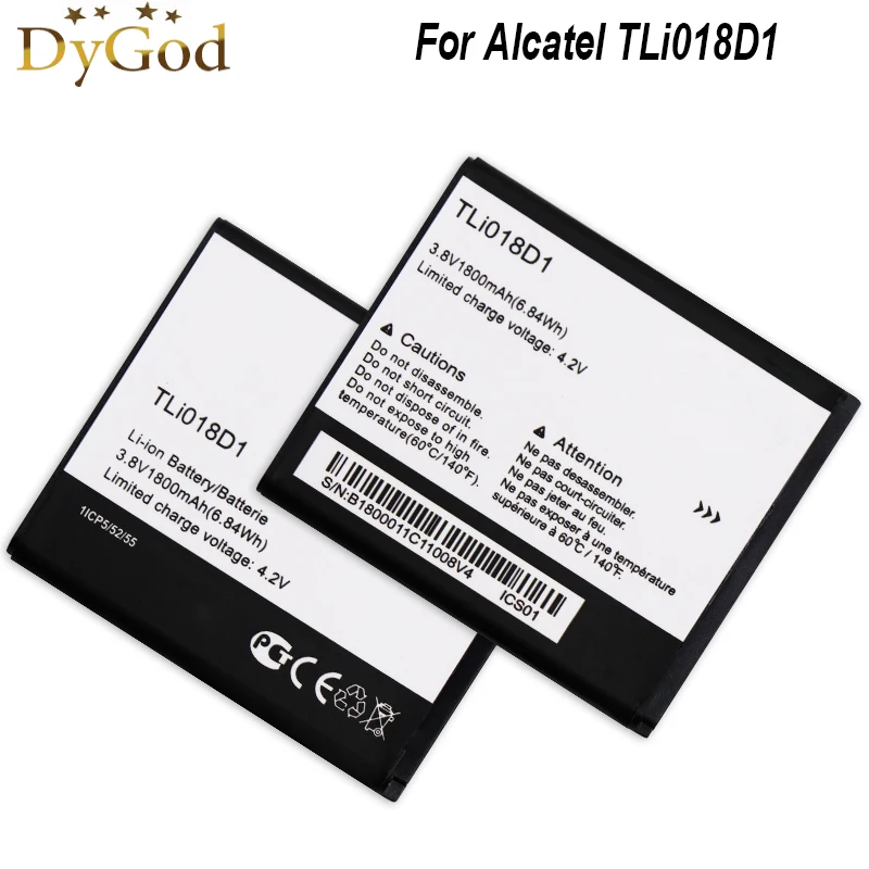 Аккумулятор TLi018D1 на 1800 мА · ч для Alcatel One Touch Pop D5 Dual 5038x OT5038X 3 5015D OT 5016 AKKU|Аккумуляторы