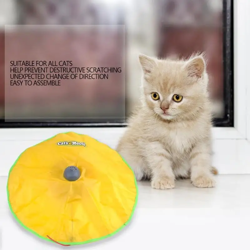 

New Pet Cat Carouse Turntable Intellectual Interactive Plastic Pet Cat Amusement Plate Toys Puzzle Cat Crazy Amusement Disk Cat