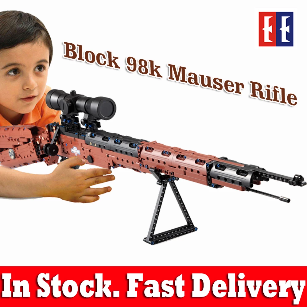 

Ak47 Toy Gun Toy Legoing Gun Model 98k Gun Building Blocks Compatible with Legoed Bricks Educational Toys for Children Boys