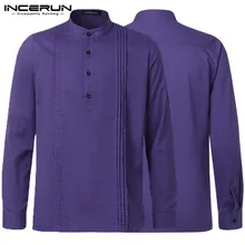 Брендовые простые рубашки для мужчин с длинным рукавом, осенняя модная мужская одежда, пуловеры, Camisas Chemise Hombre, Свободные повседневные рубашки, туника