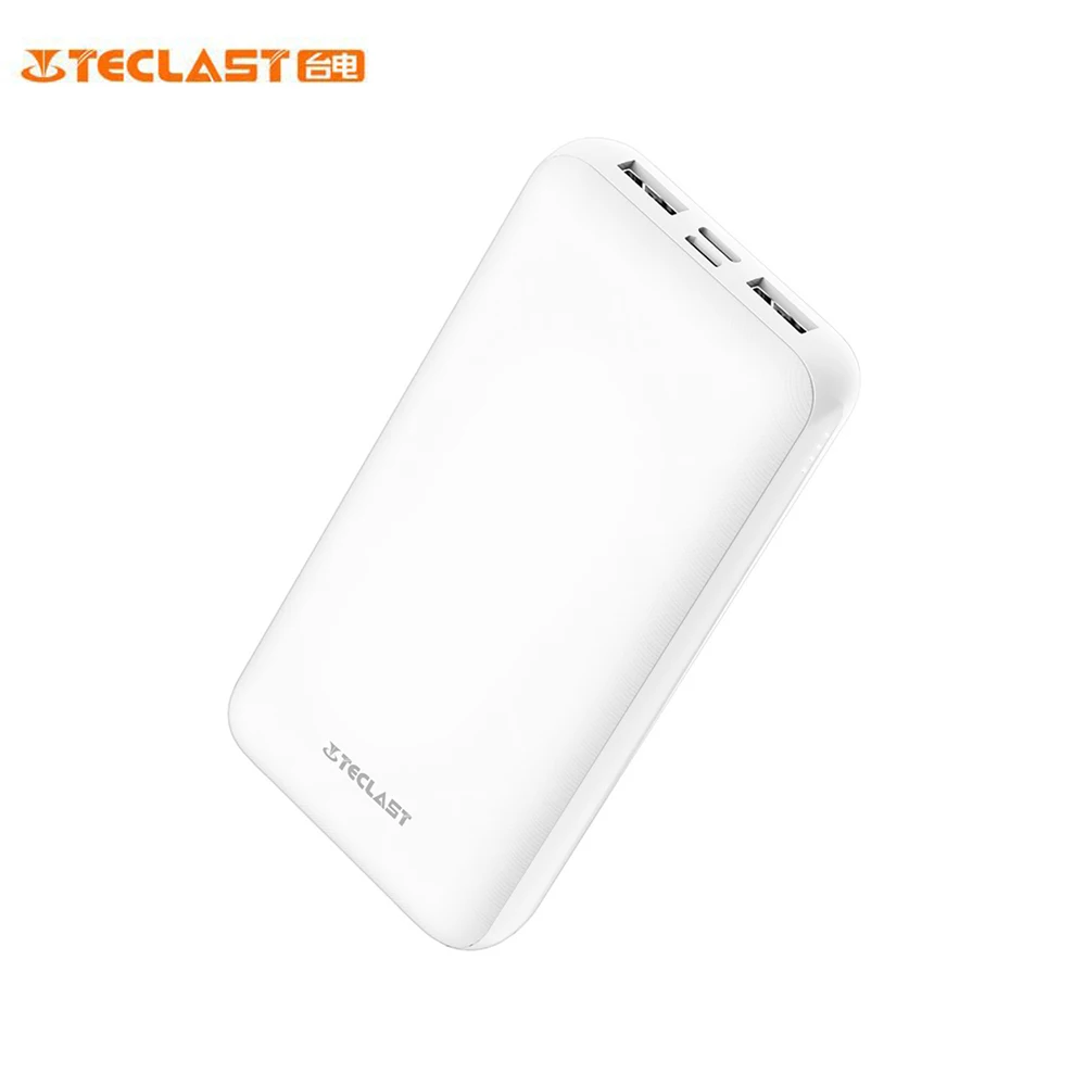 

Teclast P15 15000mAh Mobile Power Bank Large Capacity Small Size Type-C Micro USB Input 2.1A Fast Charging for Smartphone Teblat