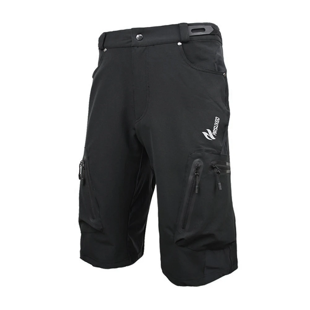 

ARSUXEO men outdoor sports MTB Downhill cycling Mountain bike bicycle shorts Black M