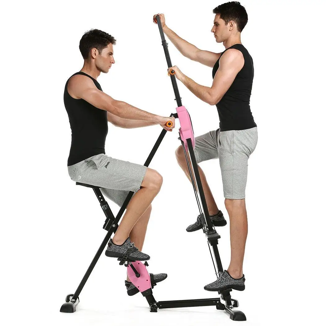 

Digital Display Foldable Vertical Climber Climbing Machine Exercise Training Cardio Stepper Fitness Workout Gym Toiletry Kits