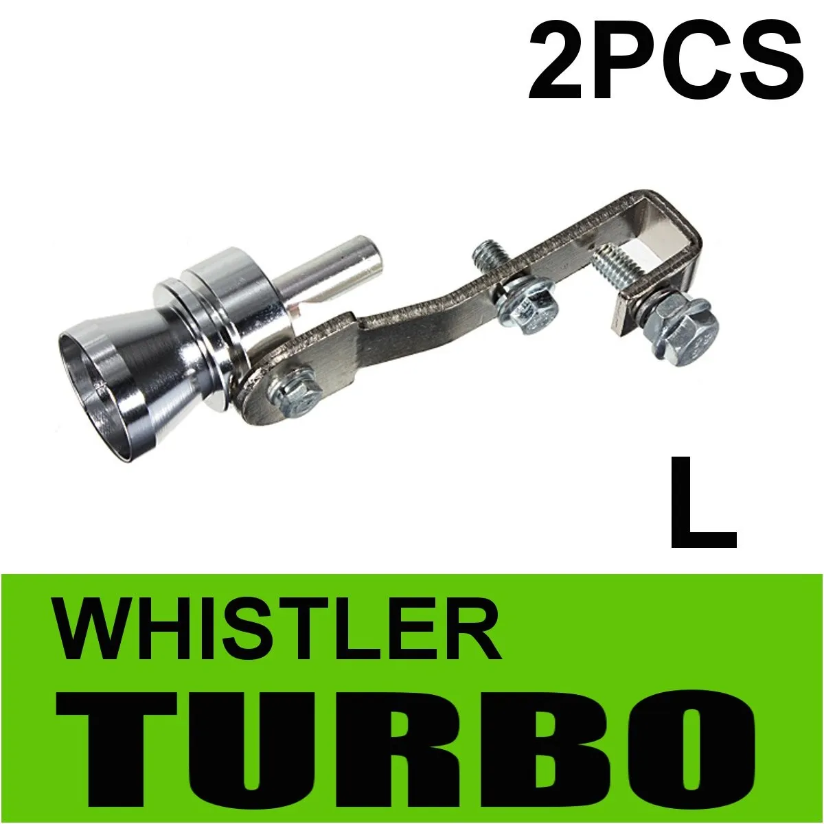 

2Pcs Universal Car Fake Turbo Sound Simulator Whistler Muffler Exhaust Pipe Blow Off Valve Bov Simulator Size L
