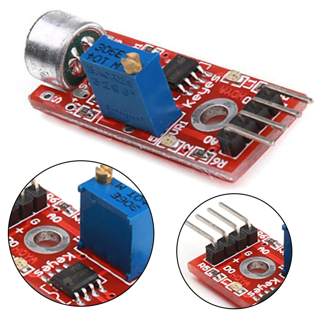 

Microphone Amplifier Module High Quality Microphone Sensor AVR PIC High Sensitivity Sound Detection Module Accessory