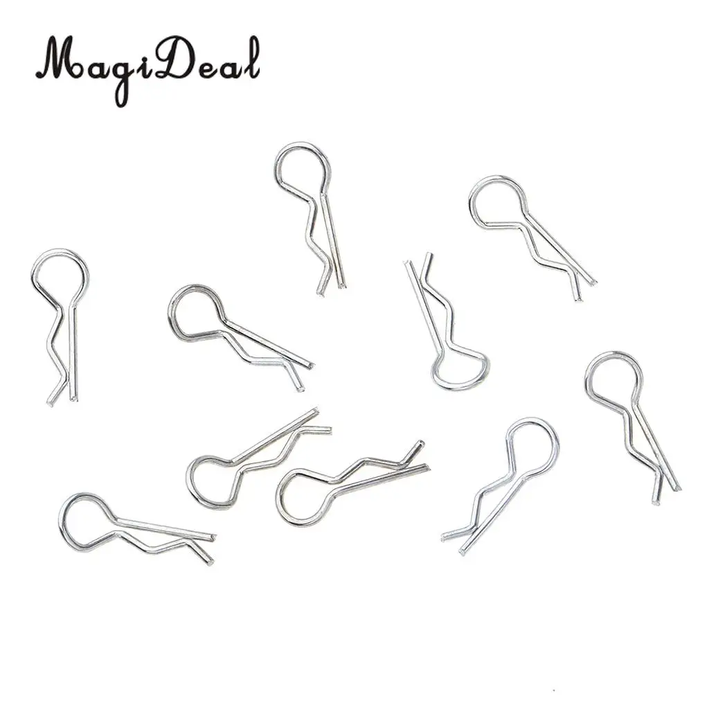 10 шт. зажимы для тела Springy R Pins WLtoys K969 K979 K989 K999 P929 P939 1/28 гоночный автомобиль на