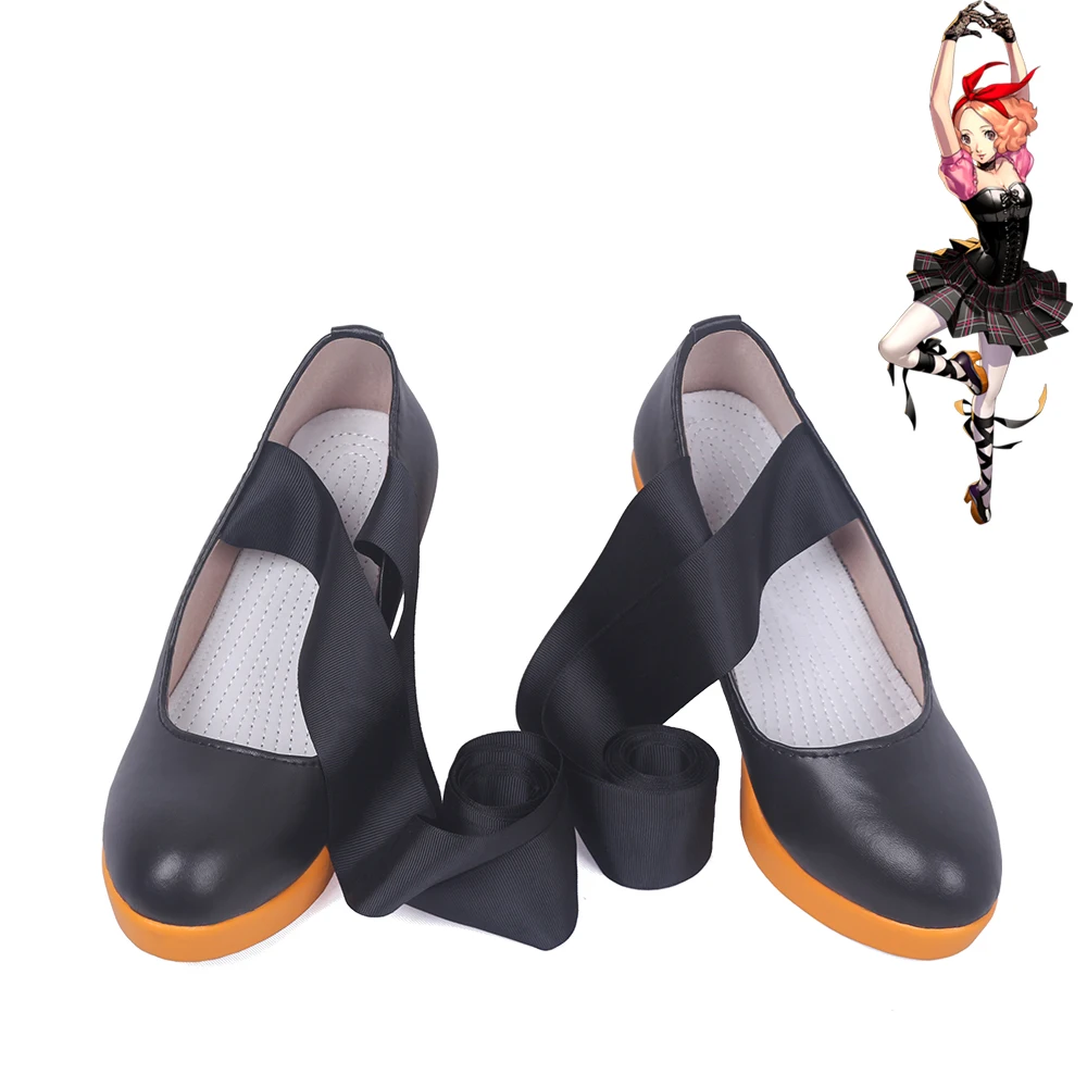 

Persona 5 Haru Okumura Women Cosplay Shoes Boots Customized Size