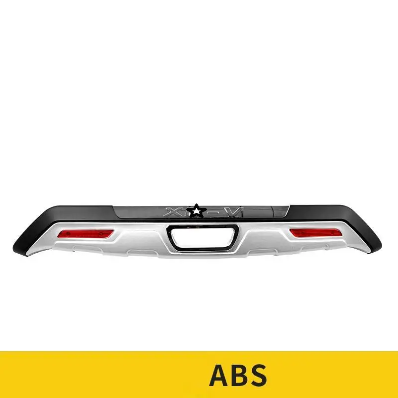 Accesorios decorativos del labio del difusor trasero del coche de la afinación delantera modificada piezas exteriores diseño parachoques protector para Honda XR-V