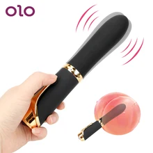 OLO Dildo Vibrator Female Masturbation G-spot Massage Clitoris Stimulator Magic Wand Sex Toys for Women Pen Style 10 Frequency