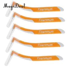 5 шт. профессиональные межзубные Угловые кисти зубочистки гигиена полости рта чистящие средства для зубов Портативный