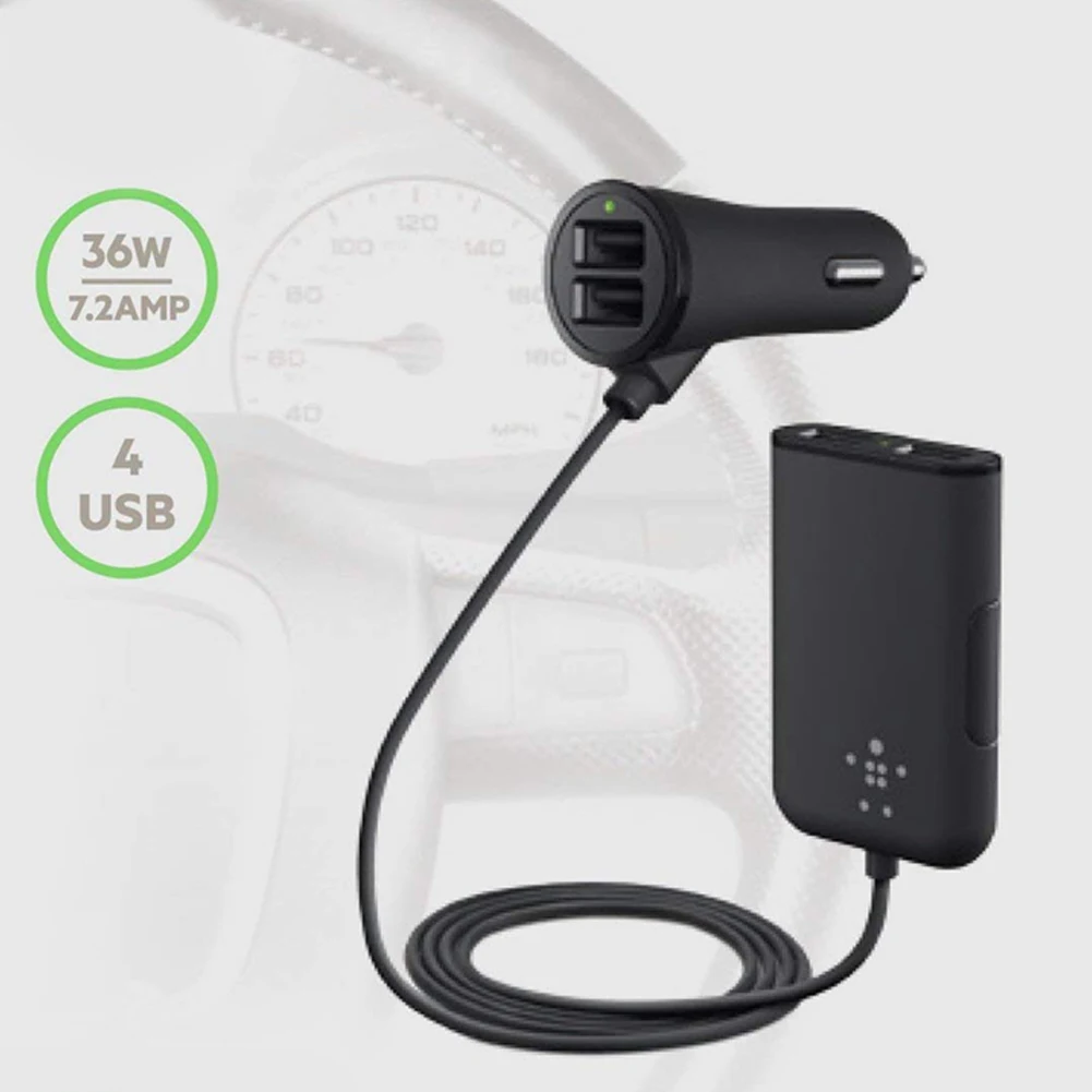 4 في 1 سريع شحن السيارات السيارة محول USB قرص متعدد منافذ شاحن سيارة PC الهاتف المحمول الأسرة كابل #1116 4 في 1 سريع شحن السيارات السيارة محول USB قرص متعدد منافذ شاحن سيارة PC الهاتف المحمول الأسرة كابل #1116
