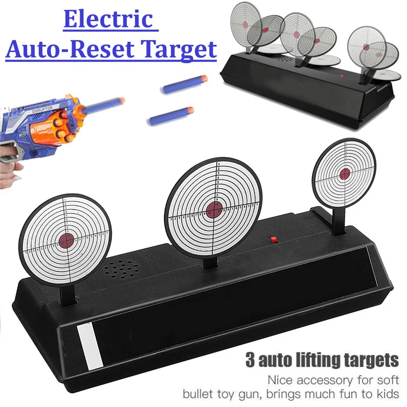 

Plastic High Precision Scoring Electric Auto Reset Target Children Water Cannon Shot Target Toy For Blasters Gel Ball New