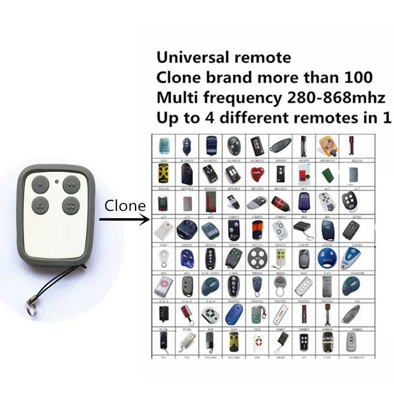 Universal Remote Control Duplicator 280 868mhz For Rolling Code