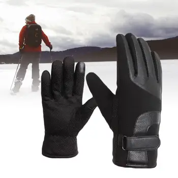 

New Winter Warm Thicken Motorcycle Cycling Full Finger Men Touch Screen Gloves