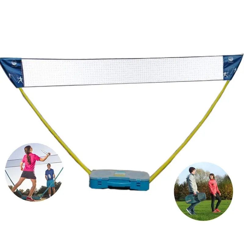 

Doubles Portable Indoor Outdoor Badminton Net Set With 2pcs Rackets Shuttlecock Case Easy To Dismantle Support Wholesale