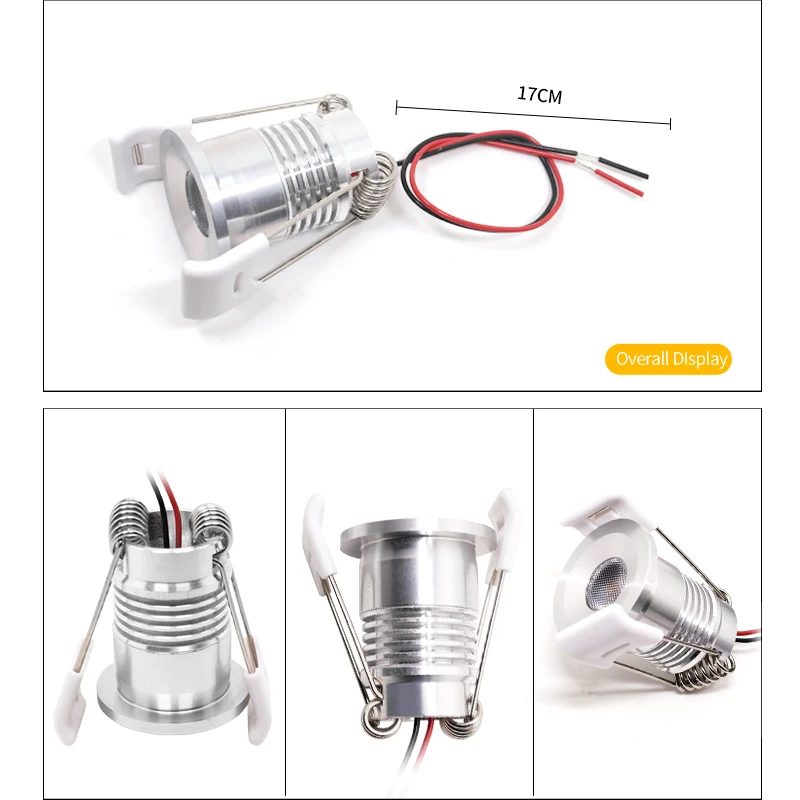 Точечный Светодиодный прожектор встроенный 12 V-24 V маленький Точечный светильник для магазинов одежды окна выставка прилавков из Скрытая IP65 водонепроницаемый мини-светильник