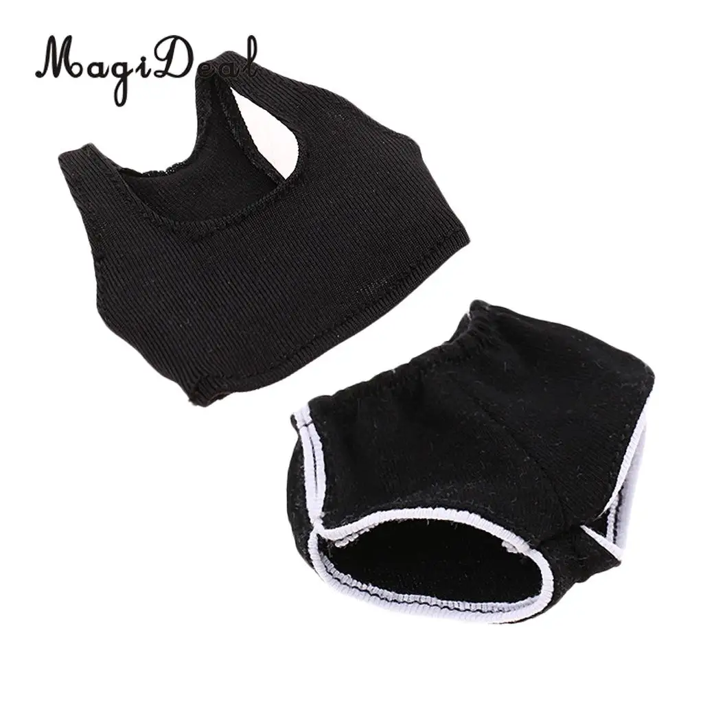 MagiDeal масштаб 1/6 женские спортивные брюки костюм рубашка для 12 дюймовых экшн