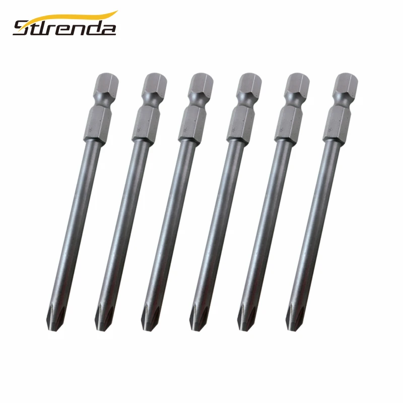 STLRENDA 10 шт. Phillips биты шестигранные 1/4 Нескользящие отвертки S2 стальные магнитные