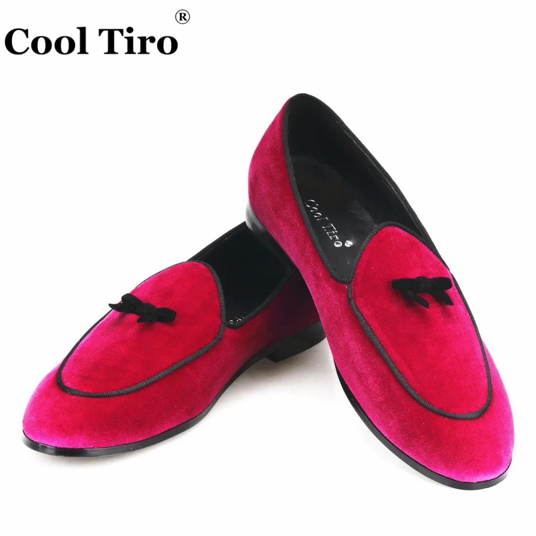 rose velvet shoes