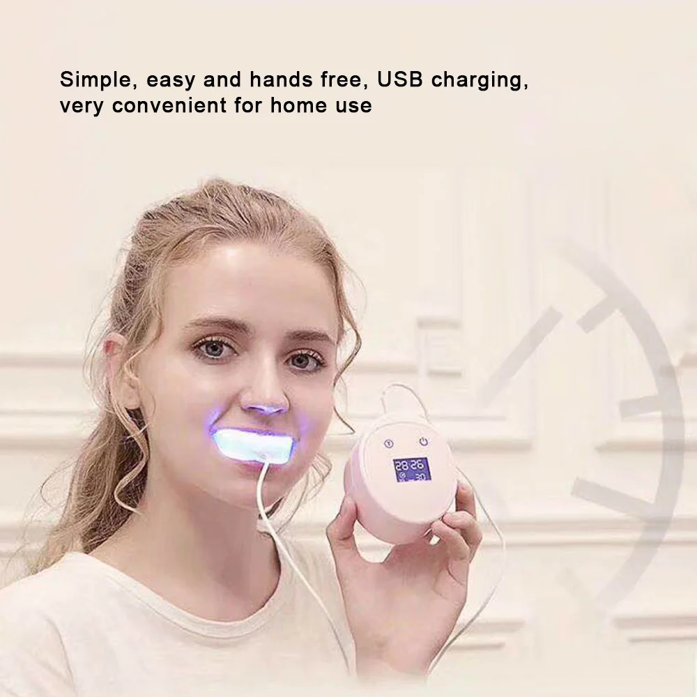 

Dental Instrument Cold Light Tooth Whitening Gel Blue Light Teeth Clean Device Kit For Personal Dental Care