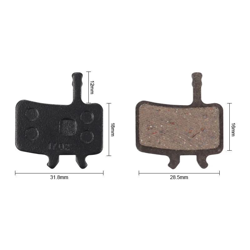 

Qualified Black Mountain Bike Bicycle Semi-metal Resin Friction Disc Brake Pads