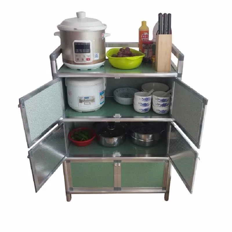 وحدة الجداول الشاي مجلس الوزراء Aparador Comedores Mueble Cocina الألومنيوم سبائك دولاب أثاث المطبخ موبل بوفيه بوفيه