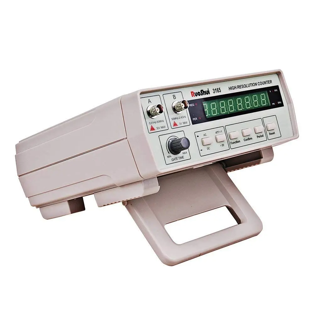 

Professional EU plug VC3165 Frequency Counter frequency meter 5W Precision Meter Intelligent Digital 0.01Hz 2.4GH AC/DC coupling