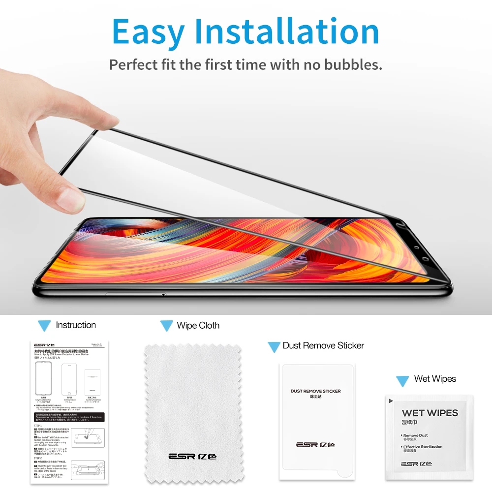 Защитная пленка для Xiaomi Mix 2 2s 3d протектор экрана из закаленного стекла 9 9Se 3х