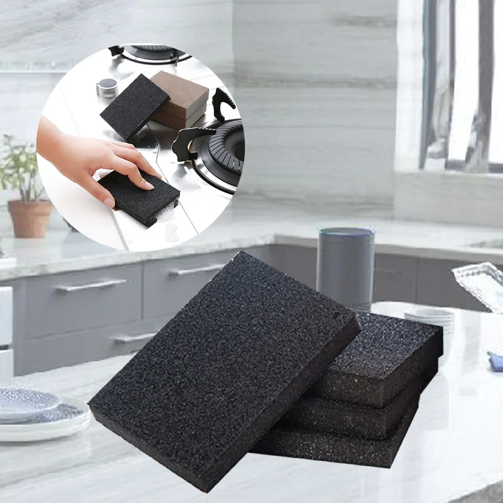 

Emery Cleaning Brushes Pot Multipurpose Strong Cleaning Magic Brushing Pots Rust Focal Stains Eraser Sand Rub Kitchen Sponge Rag