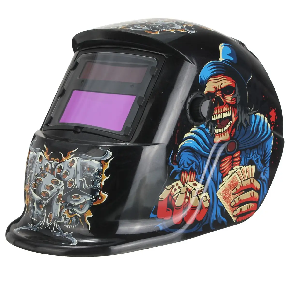 Gamble Skull Солнечные Авто затемняющие Сварочные шлемы Arc Tig Mig сварочный шлифовальный