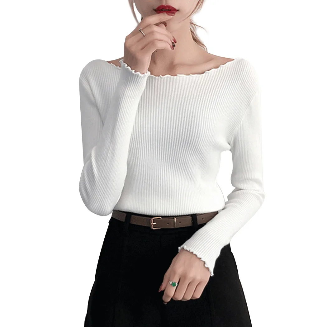 Aliexpress.com : Buy Korean Style Knitted Slim Sweaters Women Autumn High Elastic Sweater Long 