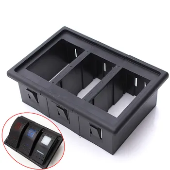 

Car Boat 3 Gang Rocker Switch Housing Clip Panel Holder Plastic ARB Carling Type Switch Accessories