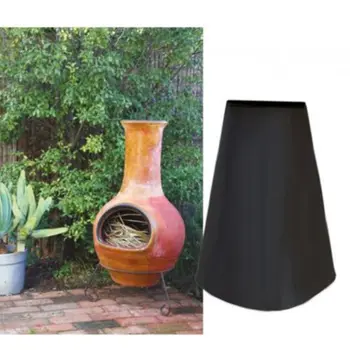 

Garden Outdoor Black Waterproof UV Chimenea Shape Protector Quality Cover