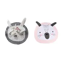 Коврики для новорожденных детей, детское одеяло для ползания, хлопковый Детский мягкий коврик, круглый ковер для игр, украшение детской комнаты