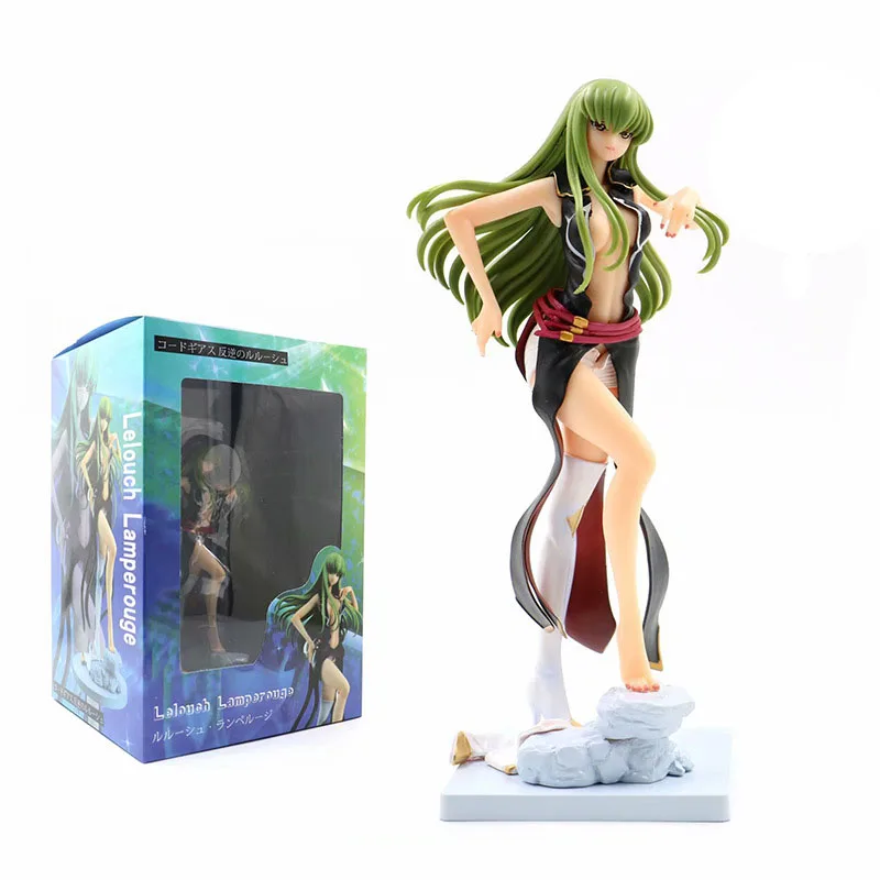 C.C. 21 см Аниме Code Geass R2 Lelouch of The Rebellion сексуальные девушки ПВХ Фигурки игрушки аниме