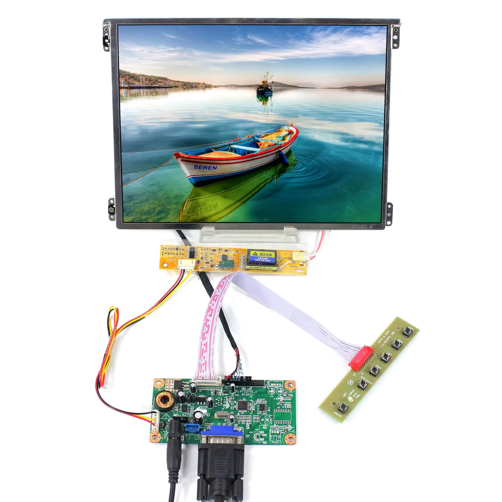 

10.4inch HT10X21-311 1024X768 IPS LCD Screen With VGA LCD Controller Board RT2270C-A