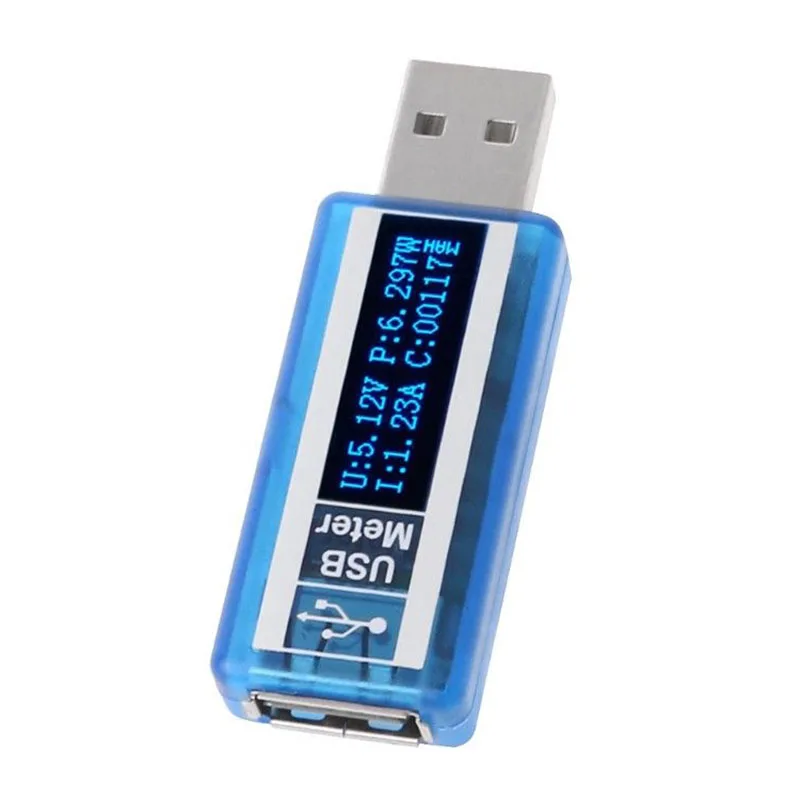 Usb Oled Tester Voltmeter Ammeter Power Capacity Meter Voltage Current Monitors Meter USB Current Voltmeter