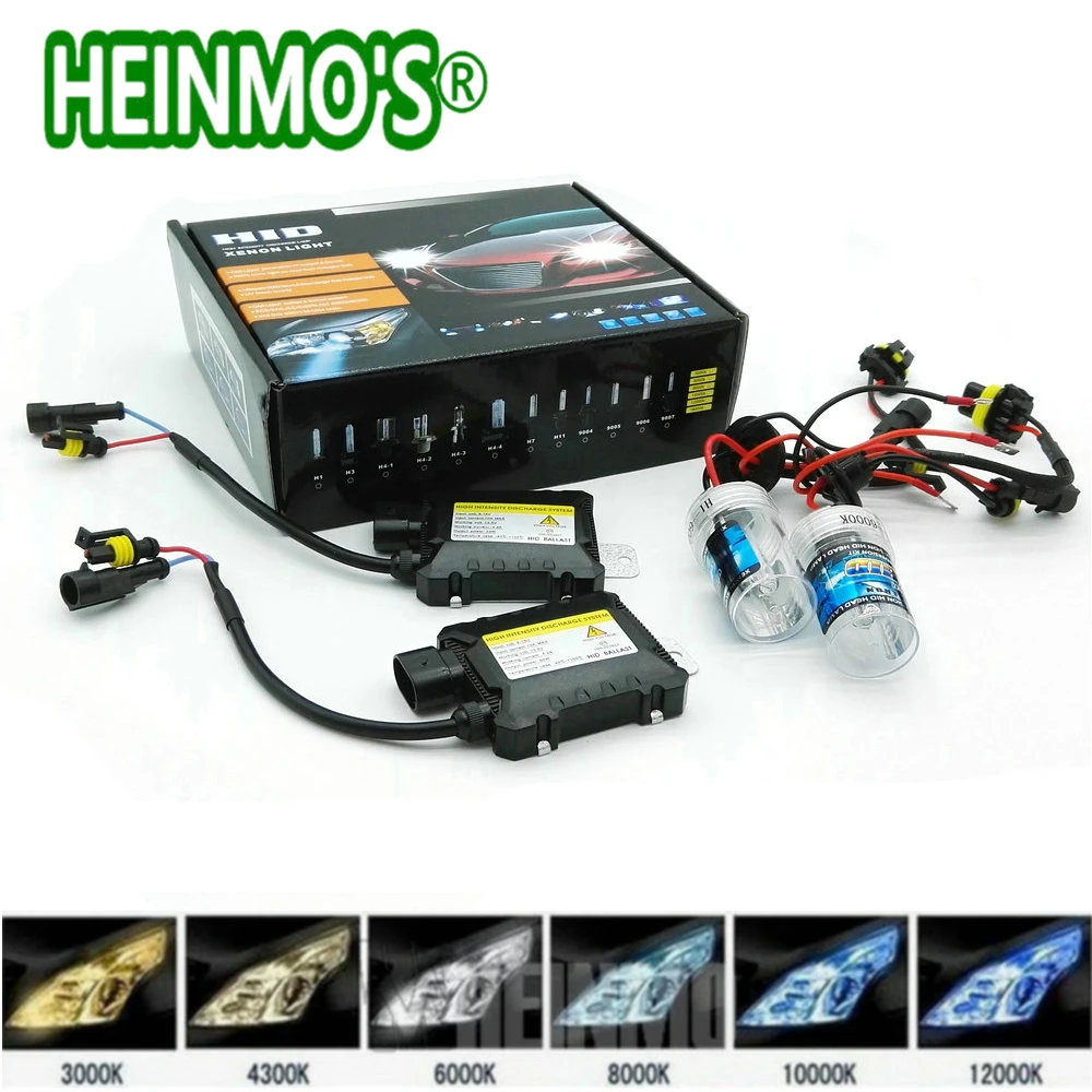 55W Xenon H7 Car Xenon H4 High Low Headlight HID font b lamp b font H1