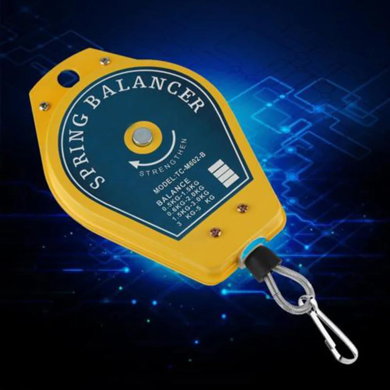 

Retractable Spring Balancer Tool Fixtures Holder Hanging 0.5-5kg New Arrival