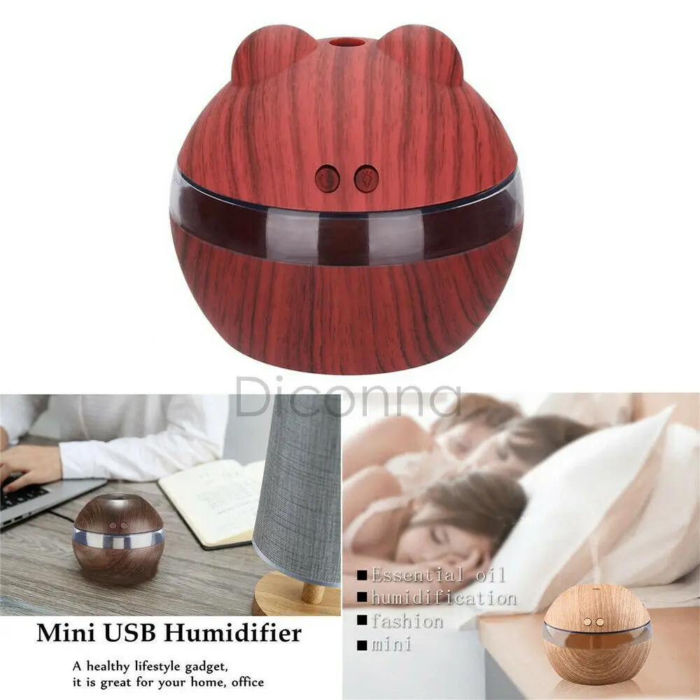

1X Air Aroma Essential Oil Diffuser LED Ultrasonic Aroma Aromatherapy Humidifier Air Aroma Diffuser Incense