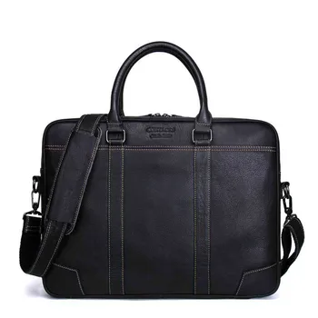 

2020 Men Business Handbags Affairs Briefcases Man 100% Genuine Leather Single Shoulder Package Male Portable Office Work Bags