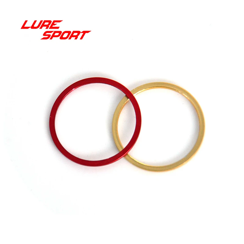 LureSport 10 шт. алюминиевое отделочное кольцо для проверки ветра H 1 мм рыболовная