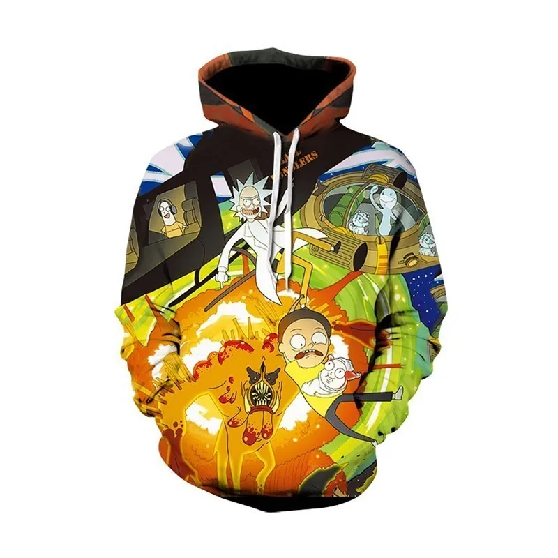 

Zollrfea Rick and Morty Hoodies By jml2 Art 3D Unisex Sweatshirt Men Hoodie Comic Casual Tracksuit Pullover Streetwear CA00101