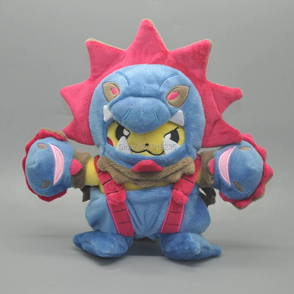 10/лот Hydreigon Pikchu 18 см мягкие подарки плюшевые куклы для мультяшных кукол