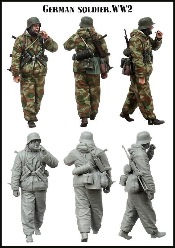 

[tusk model]1/35 Scale Unassembled Resin figures resin model Kits E0154