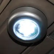 4 светодиодный Портативный Батарея Powered Стик Нажмите Light touch Wall Кухня освещение для шкафа лампы мини кнопка карман формы аварийное