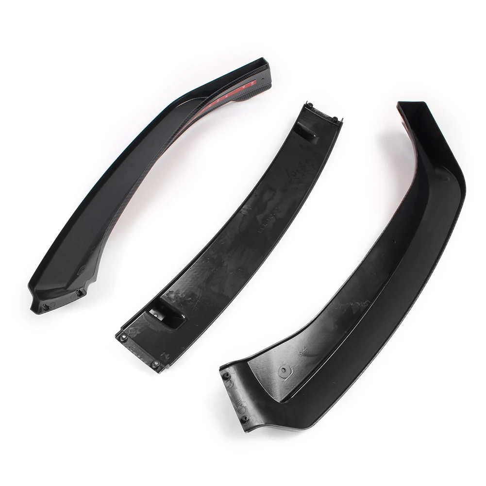 Car Front Bumper Lip Spoiler Kit For Audi A4 4-DR-Aggressive Model Automobile Accessories Carbon Fiber Styling