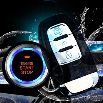 

12V Car Engine Push Start Stop Button Ignition Starter Engine Starter Switch Keyless Entry Push Start System