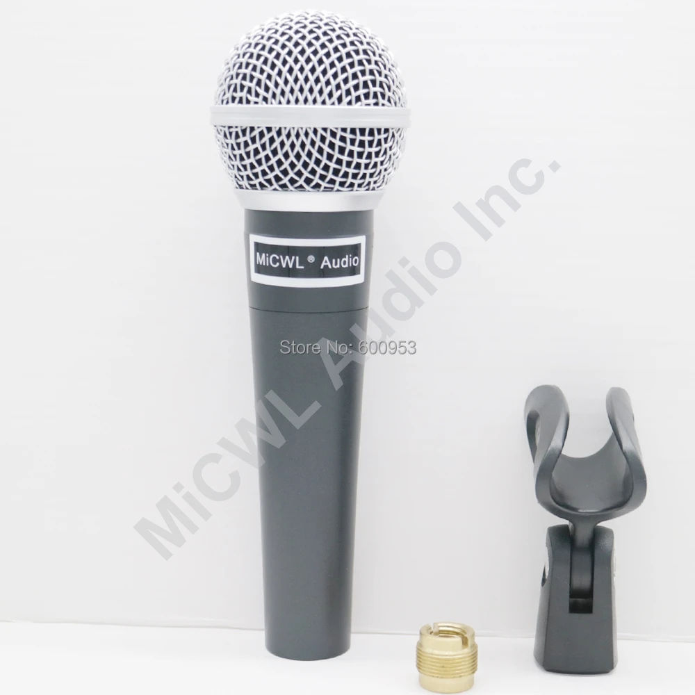 

Free shipping SM58 mode Wired Handheld Dyanmic Microphone Mics with switch MiCWL Brand