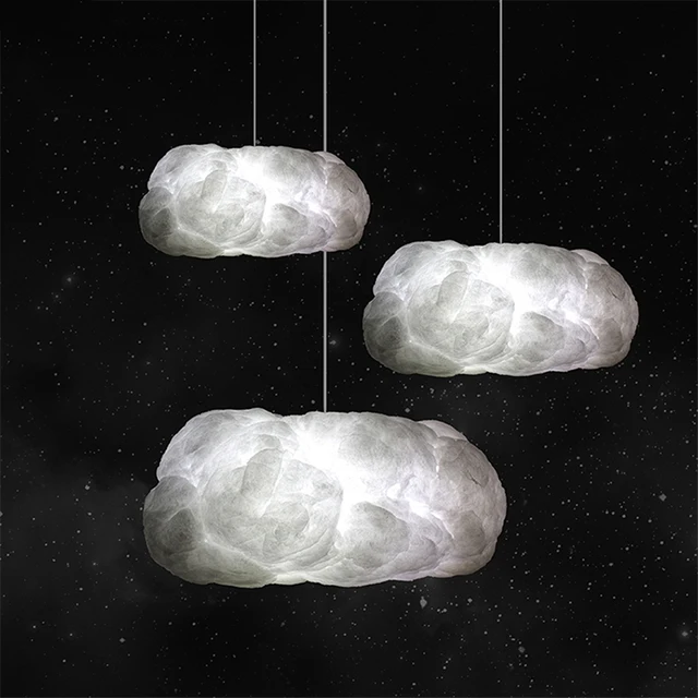 โมเดิร์นโคมไฟระย้า LED เมฆโคมไฟจี้ Hanglamp Loft โคมไฟตกแต่งโคมไฟห้องนั่งเล่นห้องนอนโคมไฟ
